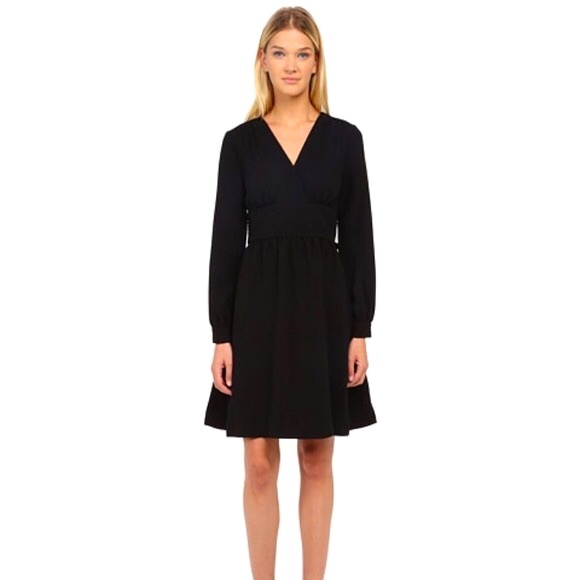 🆕﻿Kate Spade Tie Waist Dress, NWT✨Size 14, black - Picture 4 of 14